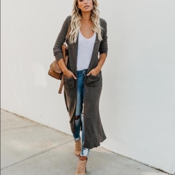 Vici Dolls Other - Vici Dolls Vera Pocketed Duster Cardigan